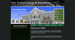 Desktop Screenshot of nedesignremodeling.com